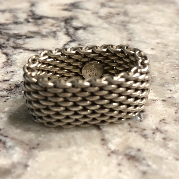 Tiffany & Co. Jewelry - Authentic Tiffany & Co. 925 Somerset Mesh Ring